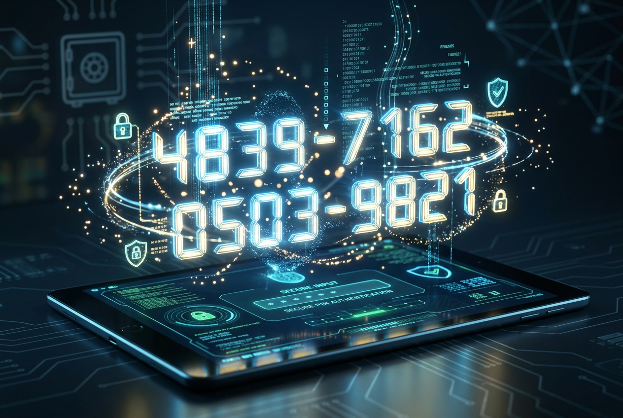 Modern visualization of a Paysafecard 16-digit PIN being used for secure digital payment in a casino interface